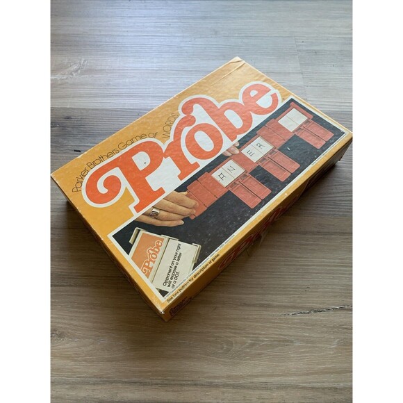 Vtg 1976 Parker Brothers Probe - Board Game of Words 100% Complete Instructions - Picture 1 of 9